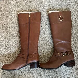 Bandolino Cavanna Brown Leather Boots